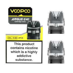 VOOPOO Argus E40 Replacement PodCartridge (2pcs/pack) - 0.6Ohm